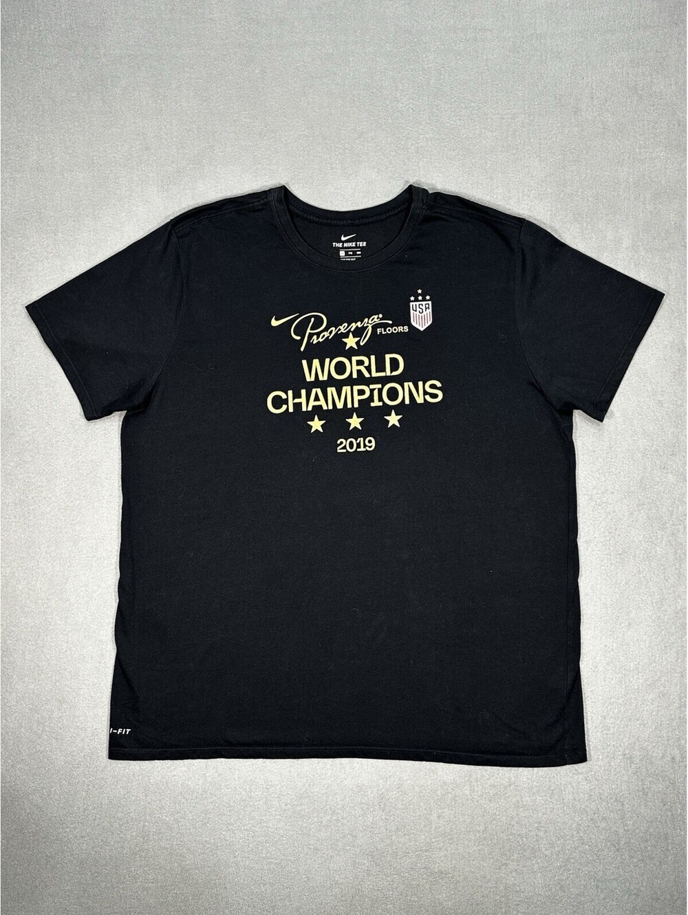 Nike Dri-Fit USA World Champions 2019 T-Shirt Black XXL